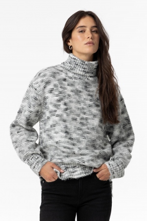 JERSEY DE PUNTO JASPEADO GRIS 2