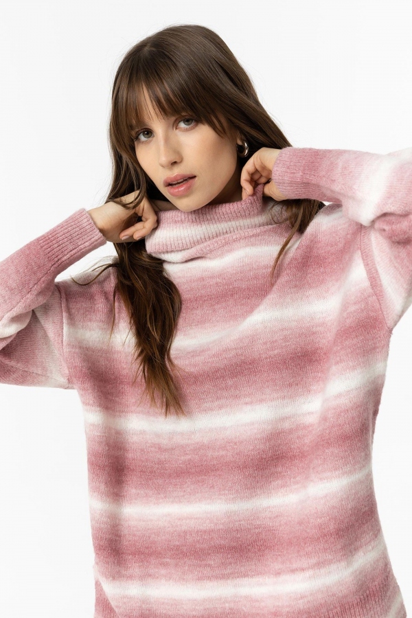 JERSEY DE PUNTO RAYAS BICOLOR JERSEY DE PUNTO RAYAS BICOLOR