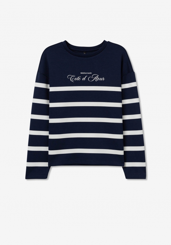 SUDADERA MARINERA A RAYAS