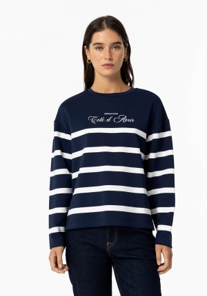 SUDADERA MARINERA A RAYAS