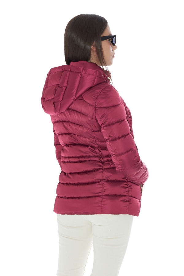 ABRIGO ACOLCHADO ROSA CON... 2