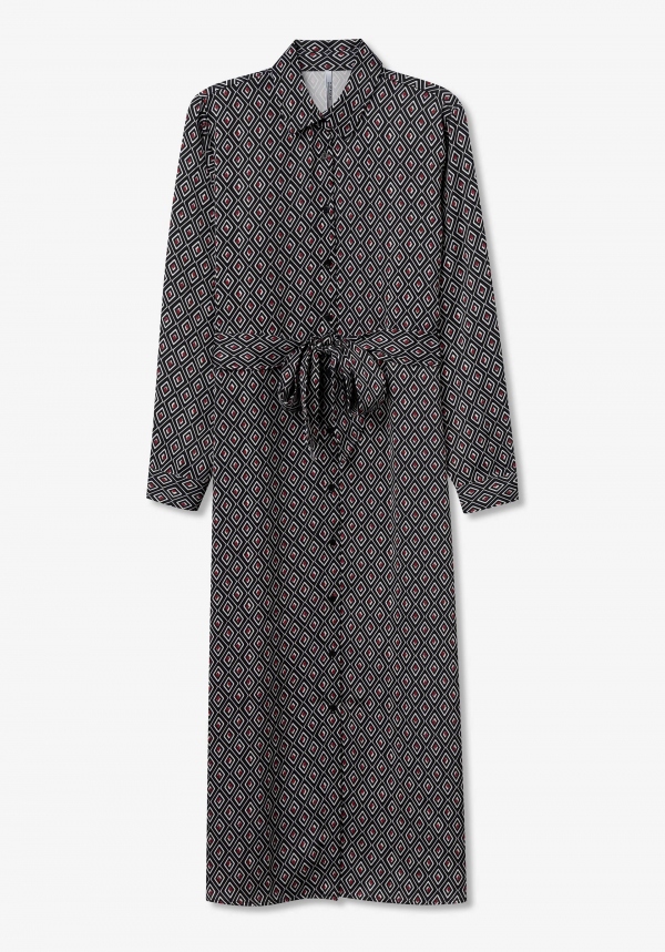 VESTIDO CAMISERO SATINADO VESTIDO CAMISERO SATINADO