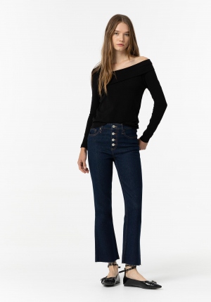 JEANS MEGAN CROPPED FLARE