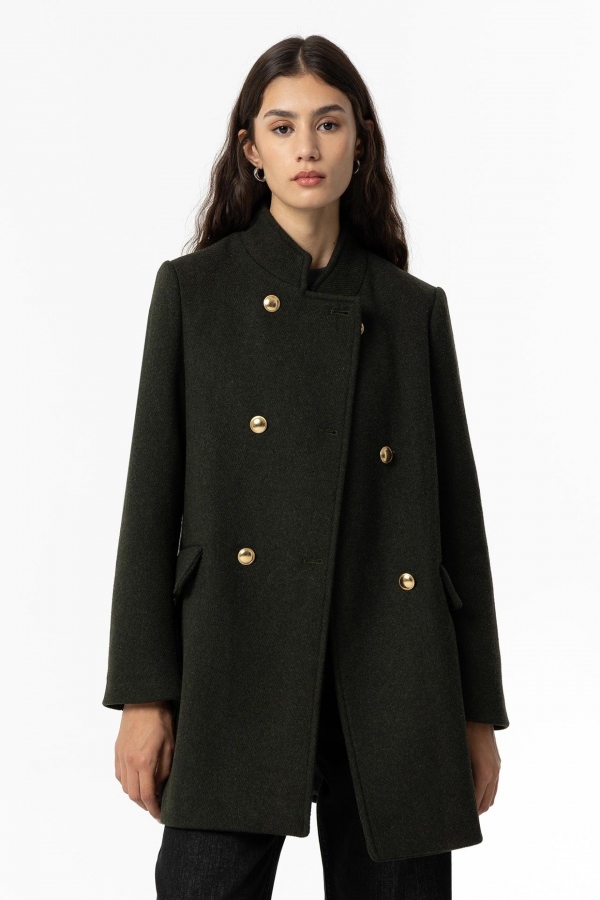 ABRIGO DE PAÑO VERDE... 2