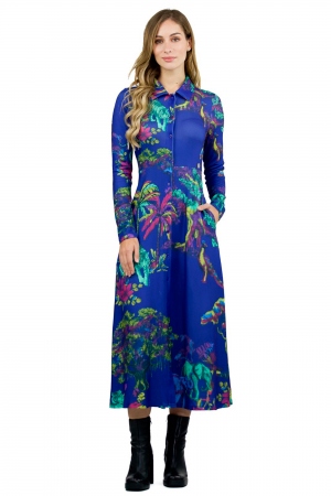 VESTIDO LARGO ESTAMPADO INDIA 2