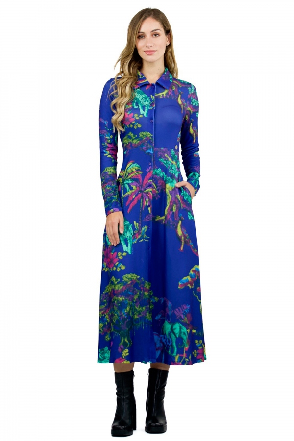 VESTIDO LARGO ESTAMPADO INDIA VESTIDO LARGO ESTAMPADO INDIA