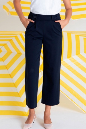 PANTALÓN CAPRI MARINO
