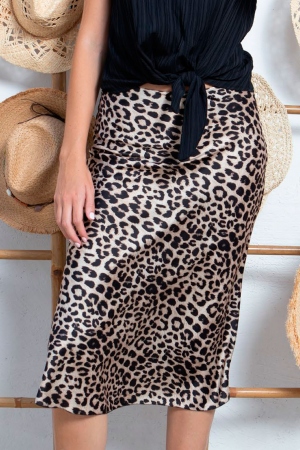 FALDA ANIMAL PRINT LEOPARDO