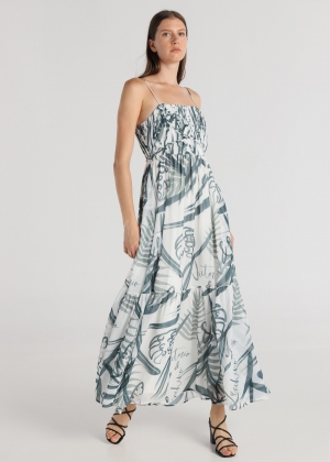 VESTIDO LARGO TROPICAL