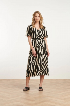 VESTIDO MIDI ESTAMPADO CEBRA 2