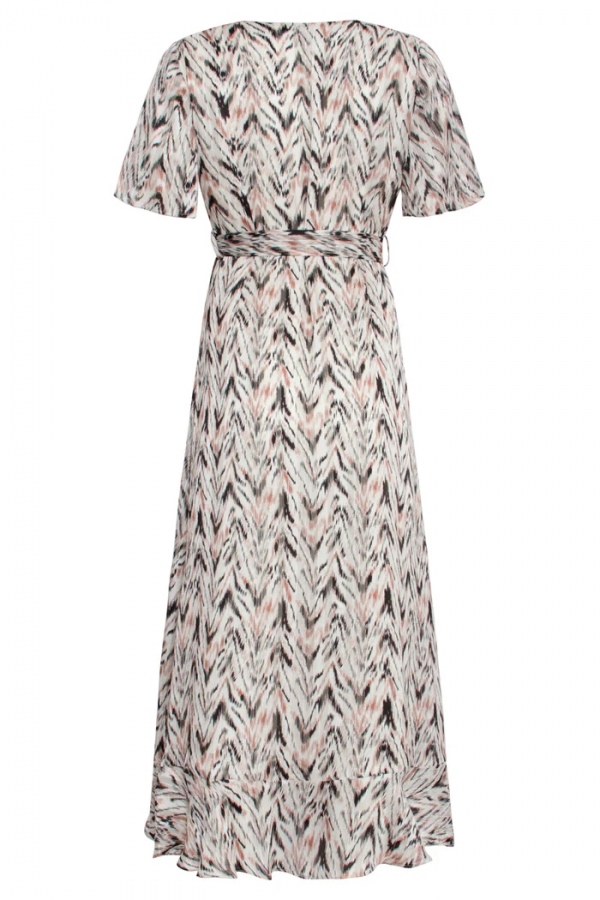 VESTIDO MIDI ESTAMPADO ZIG ZAG VESTIDO MIDI ESTAMPADO ZIG ZAG