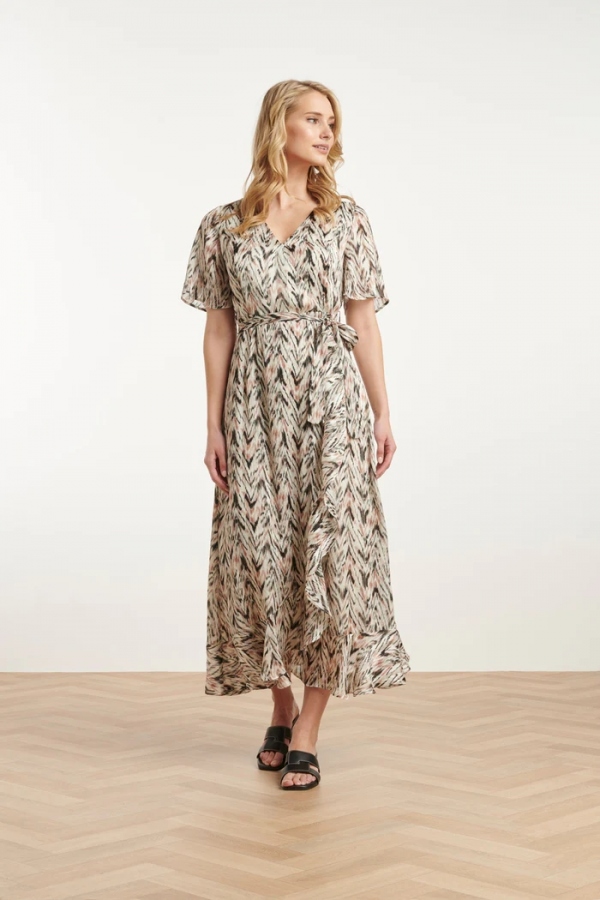 VESTIDO MIDI ESTAMPADO ZIG ZAG VESTIDO MIDI ESTAMPADO ZIG ZAG