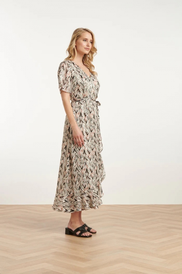 VESTIDO MIDI ESTAMPADO ZIG ZAG VESTIDO MIDI ESTAMPADO ZIG ZAG