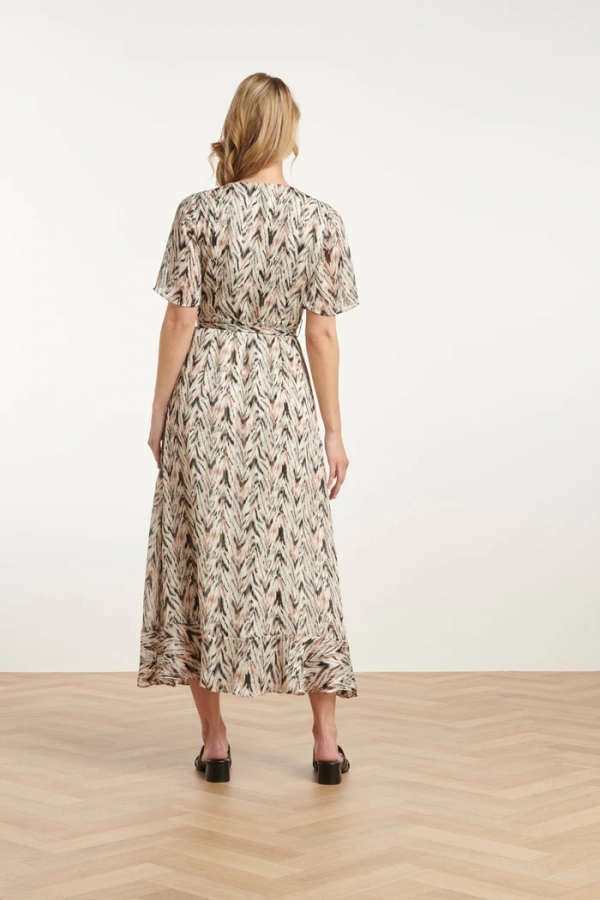 VESTIDO MIDI ESTAMPADO ZIG ZAG VESTIDO MIDI ESTAMPADO ZIG ZAG