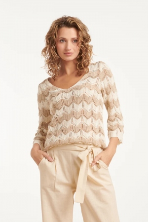 TOP CROCHET ARENA ZIG ZAG