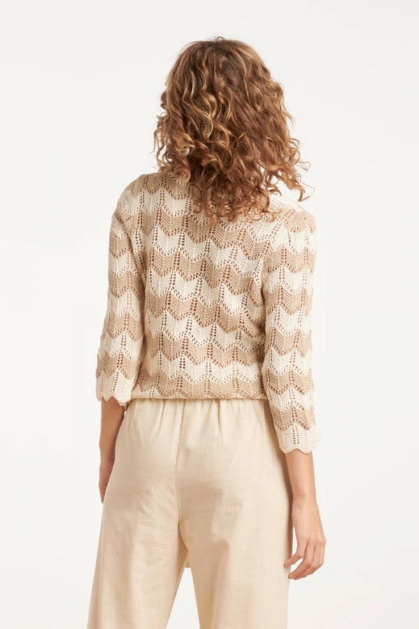 TOP CROCHET ARENA ZIG ZAG