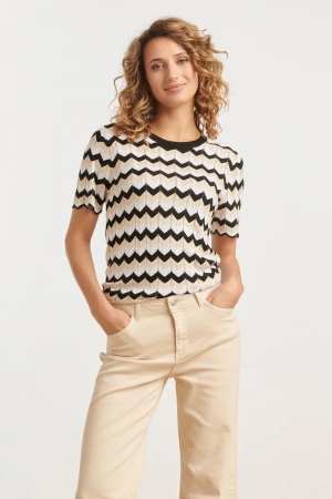 TOP DE PUNTO ZIG ZAG BLANCO...
