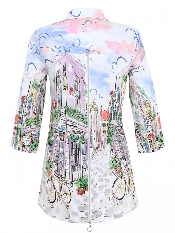 CAMISA PARISINA MULTICOLOR CAMISA PARISINA MULTICOLOR