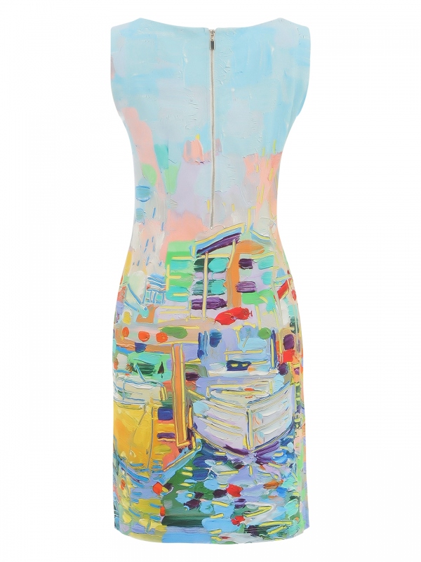 VESTIDO SIN MANGAS OLEO MARINERO...