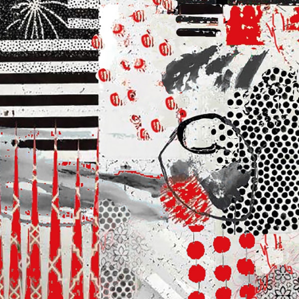 POLO SIN MANGAS CORAL SHARDS