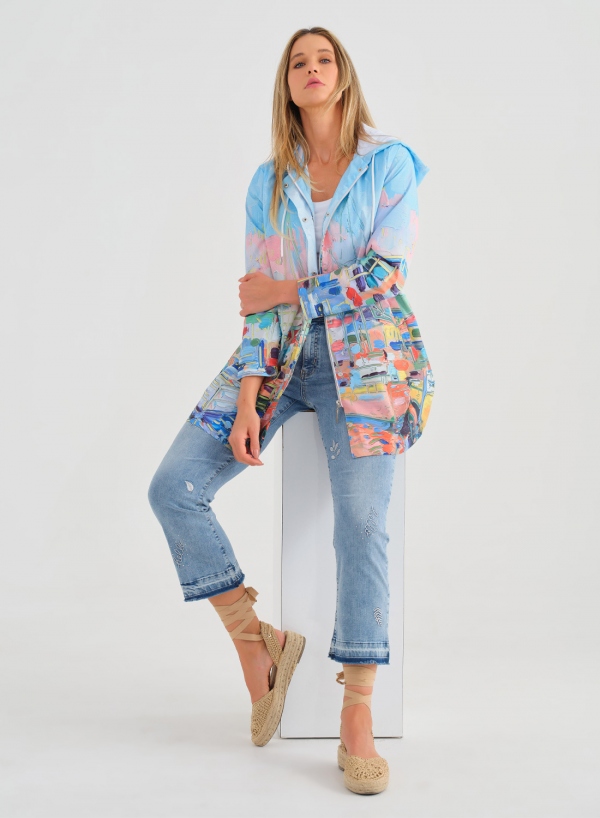 CHUBASQUETO OLEO MARINERO MULTICOLOR