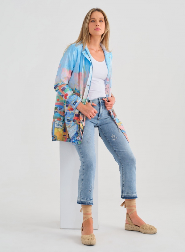 CHUBASQUETO OLEO MARINERO MULTICOLOR