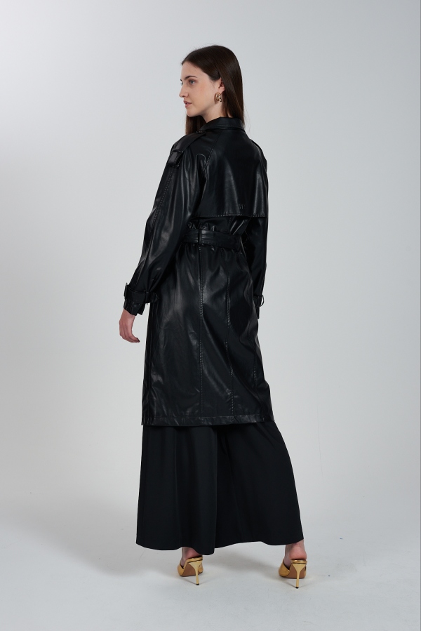 GABARDINA POLIPIEL NEGRA GABARDINA POLIPIEL NEGRA