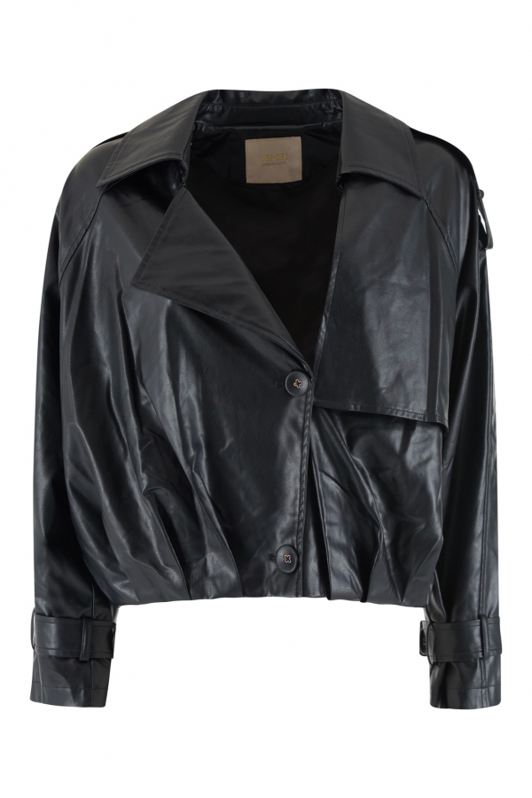 CAZADORA POLIPIEL NEGRA CAZADORA POLIPIEL NEGRA