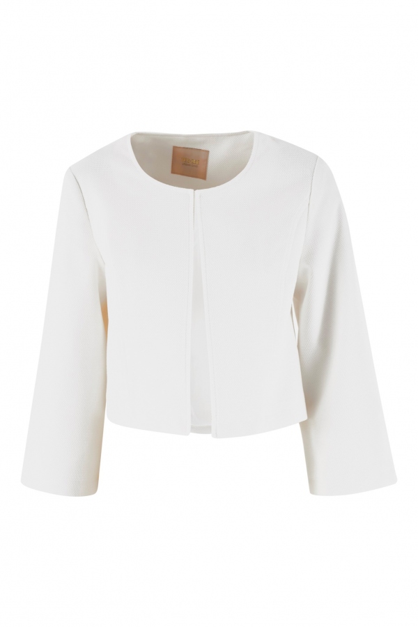 CHAQUETA CROPPED BLANCA CHAQUETA CROPPED BLANCA