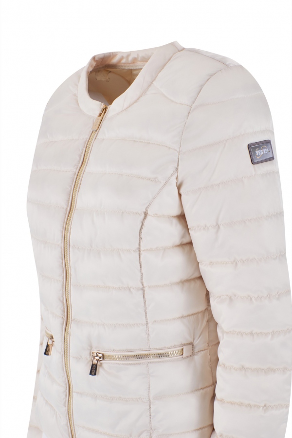 CHAQUETA ACOLCHADA BEIGE CHAQUETA ACOLCHADA BEIGE