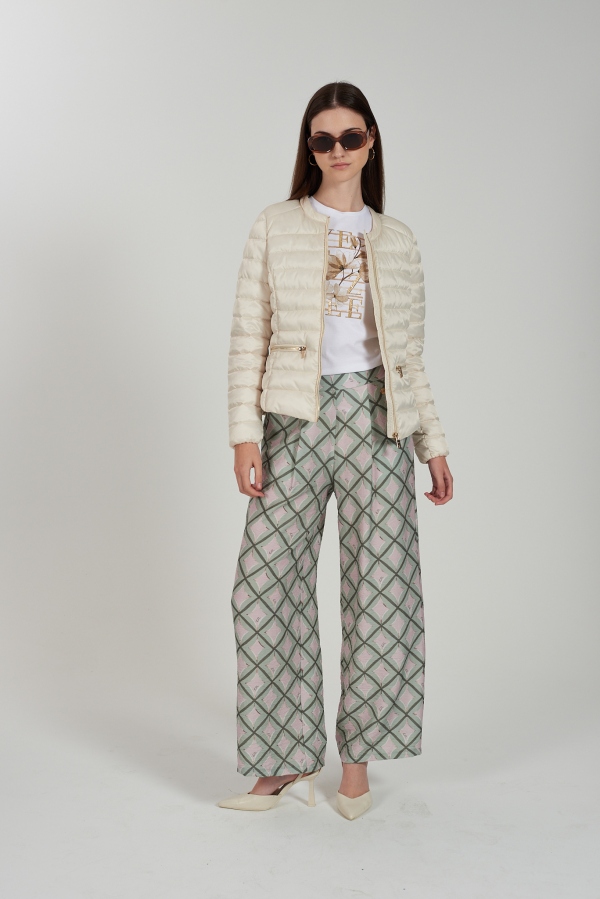 CHAQUETA ACOLCHADA BEIGE CHAQUETA ACOLCHADA BEIGE