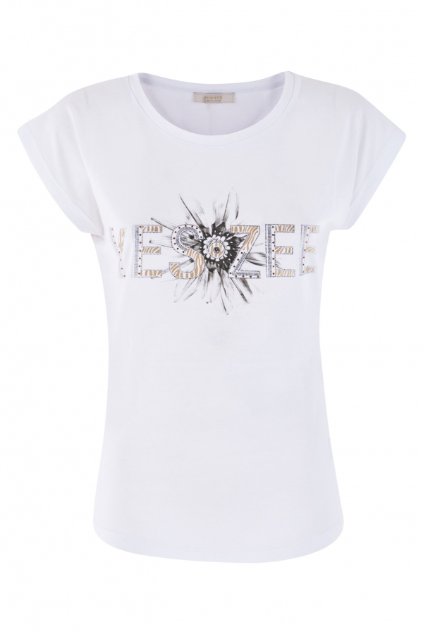 CAMISETA BLANCA FLOR BRANDING CAMISETA BLANCA FLOR BRANDING