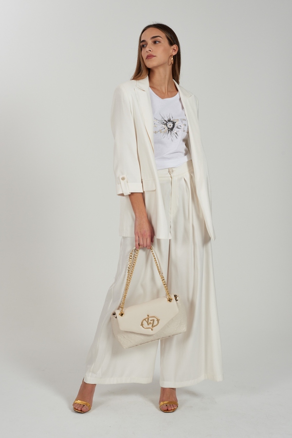 CAMISETA BLANCA FLOR BRANDING CAMISETA BLANCA FLOR BRANDING