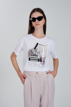 CAMISETA BLANCA URBAN CHIC