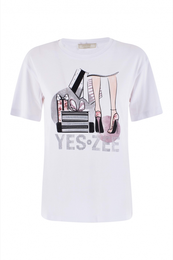 CAMISETA BLANCA URBAN CHIC CAMISETA BLANCA URBAN CHIC