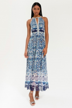 VESTIDO LARGO CONCHAS...