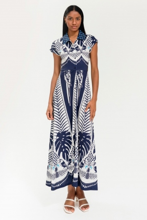 VESTIDO CAMISERO TROPICAL...