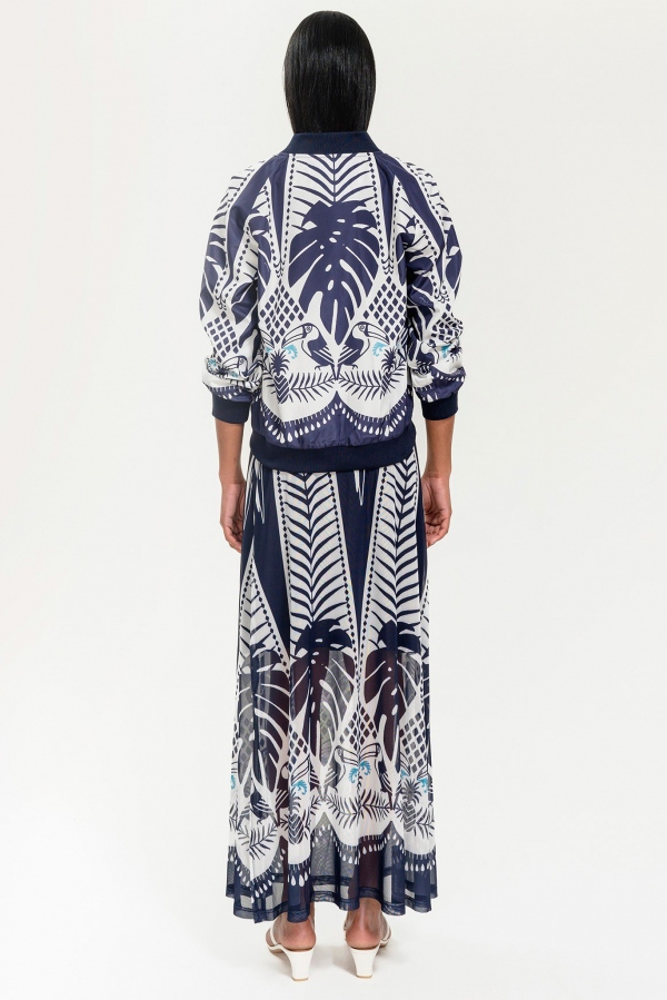 CHAQUETA BOMBER TROPICAL TUCANES... CHAQUETA BOMBER TROPICAL TUCANES...