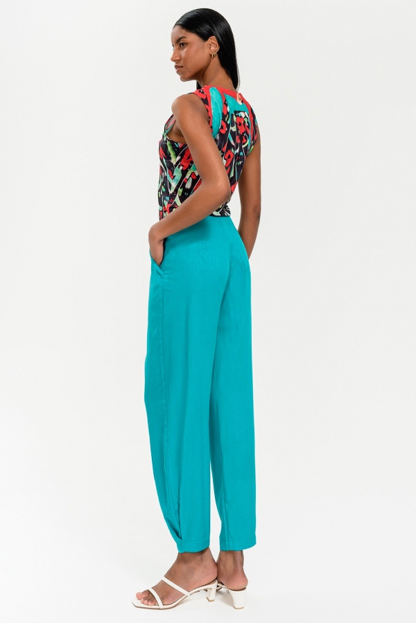 BLUSA SIN MANGAS MULTICOLOR BLUSA SIN MANGAS MULTICOLOR