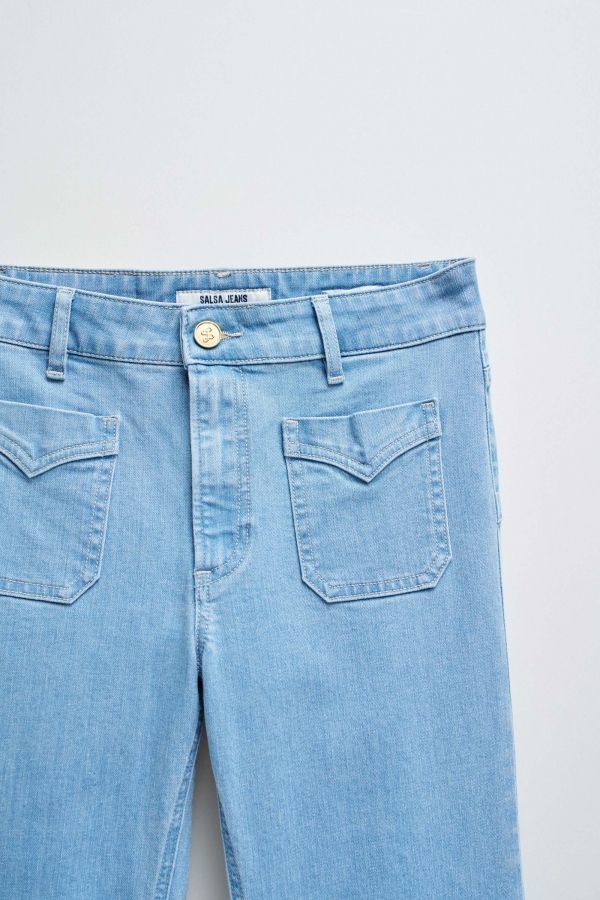 JEANS DESTINY PUSH UP FLARE AZUL CLARO JEANS DESTINY PUSH UP FLARE AZUL CLARO