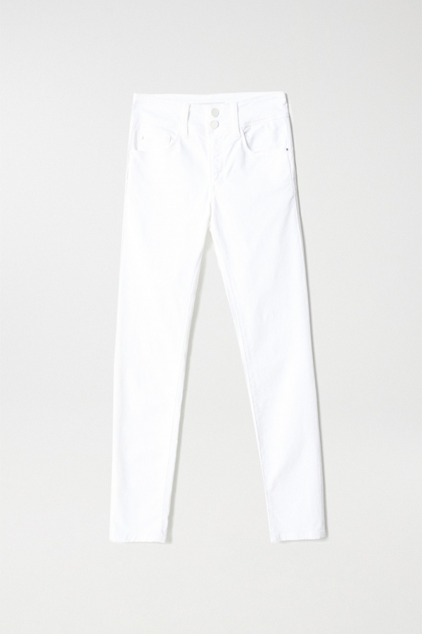 JEANS SECRET PUSH IN SKINNY BLANCO JEANS SECRET PUSH IN SKINNY BLANCO