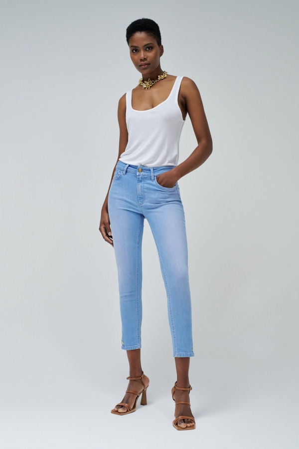 JEANS DESTINY PUSH UP CROPPED SKINNY