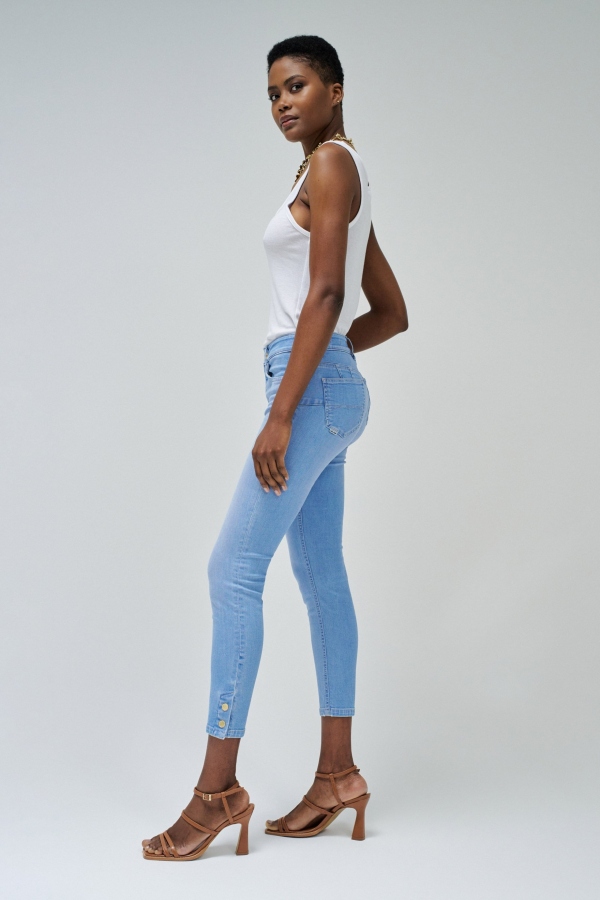 JEANS DESTINY PUSH UP CROPPED SKINNY