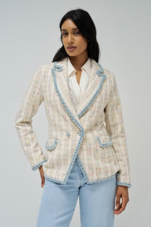 BLAZER SLIM TWEED JASPEADO...