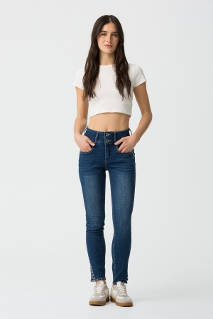 JEANS DOBLE UP SKINNY...