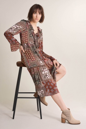 VESTIDO ESTAMPADO PAISLEY