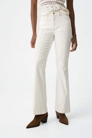 JEANS ZOE ACAMPANADO BEIGE