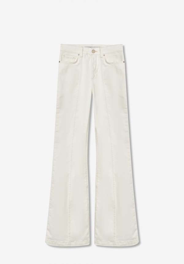 JEANS ZOE ACAMPANADO BEIGE