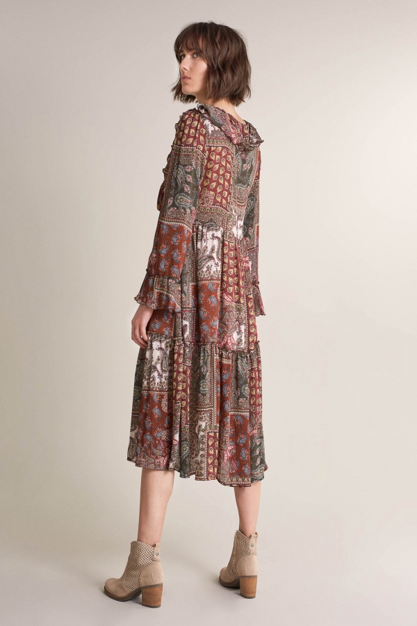 VESTIDO ESTAMPADO PAISLEY VESTIDO ESTAMPADO PAISLEY