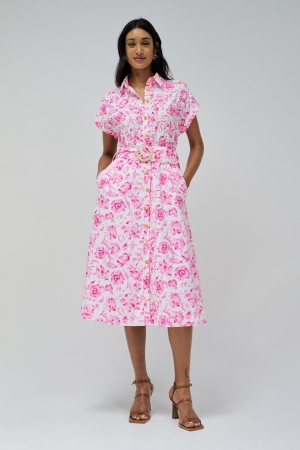 VESTIDO MIDI CAMISERO...